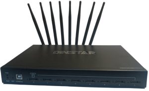 Ahorre costos de llamadas Gateway GSM/3G/4G Dinstar 8 canales