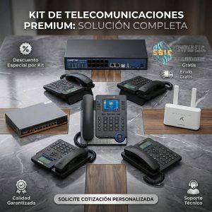 Kit Promo de telefonía IP empresarial